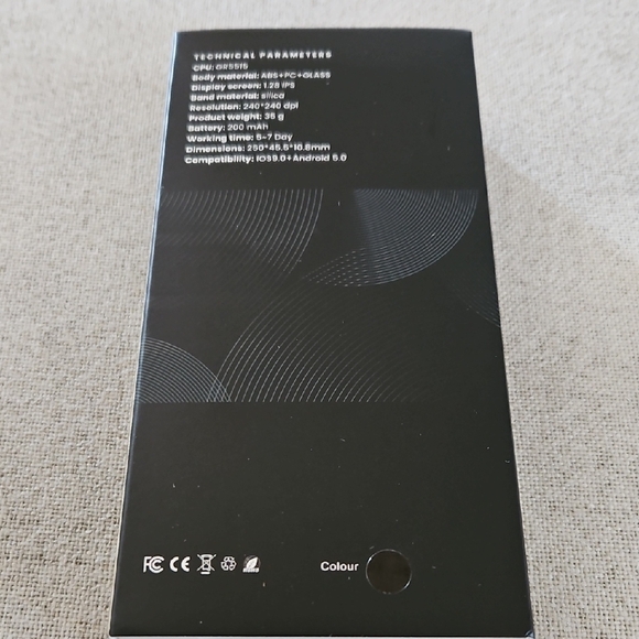 Elegant Black and Tan Smartwatch - Picture 4 of 4